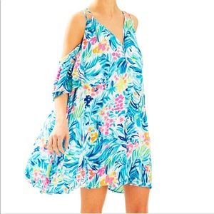 Lilly Pulitzer Serene Blue Bellamie Dress Size L